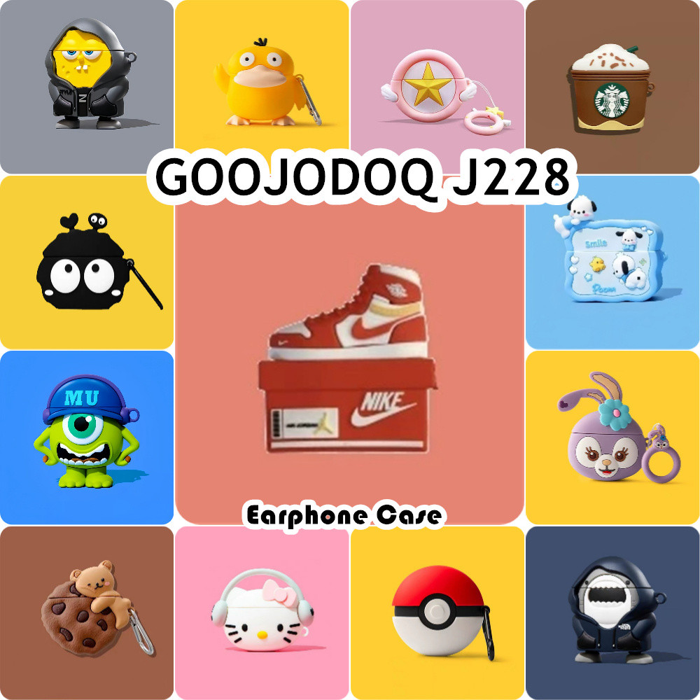 READY STOCK!นําไปใช้กับ GOOJODOQ J228 เคส Case เคสหูฟัง การ์ตูนตลก ซิลิโคนนุ่ม เคส เคสหูฟัง NO.2