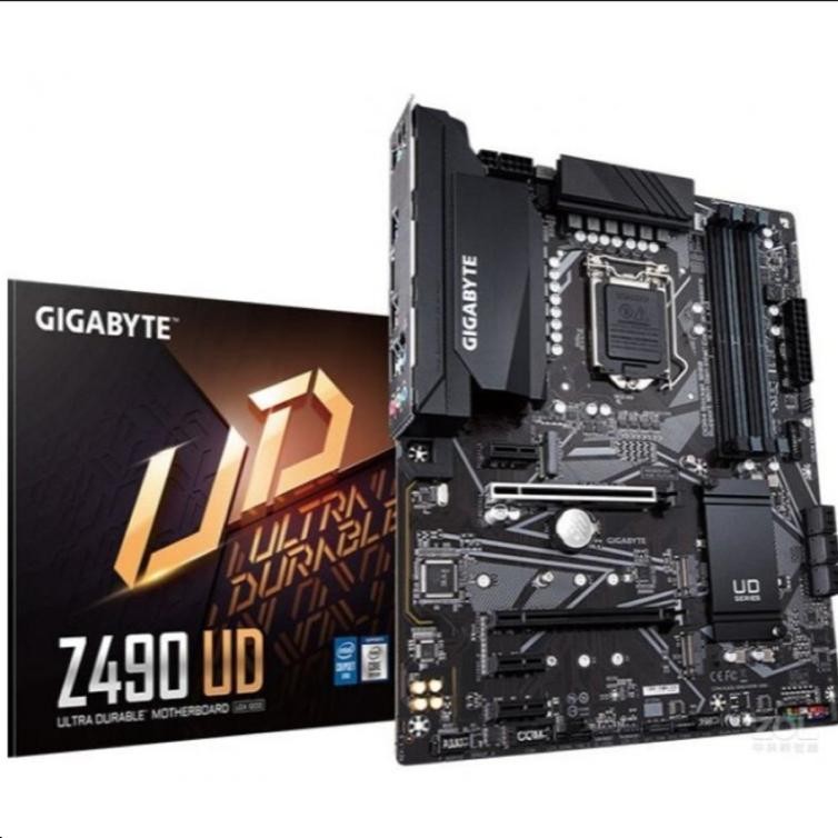 Gigabyte/Gigabyte Z490 UD เมนบอร์ดเดสก์ท็อป ATX ทั้งหมดที่ทนทานเป็นพิเศษ 1200 พิน DDR4
