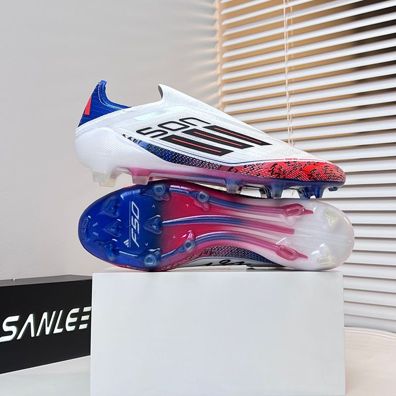 F50 ELITE LL Laceless Sun Xing รองเท้าฟุตบอล FG ระดับไฮเอนด์พิเศษ JQ5071 J6G7