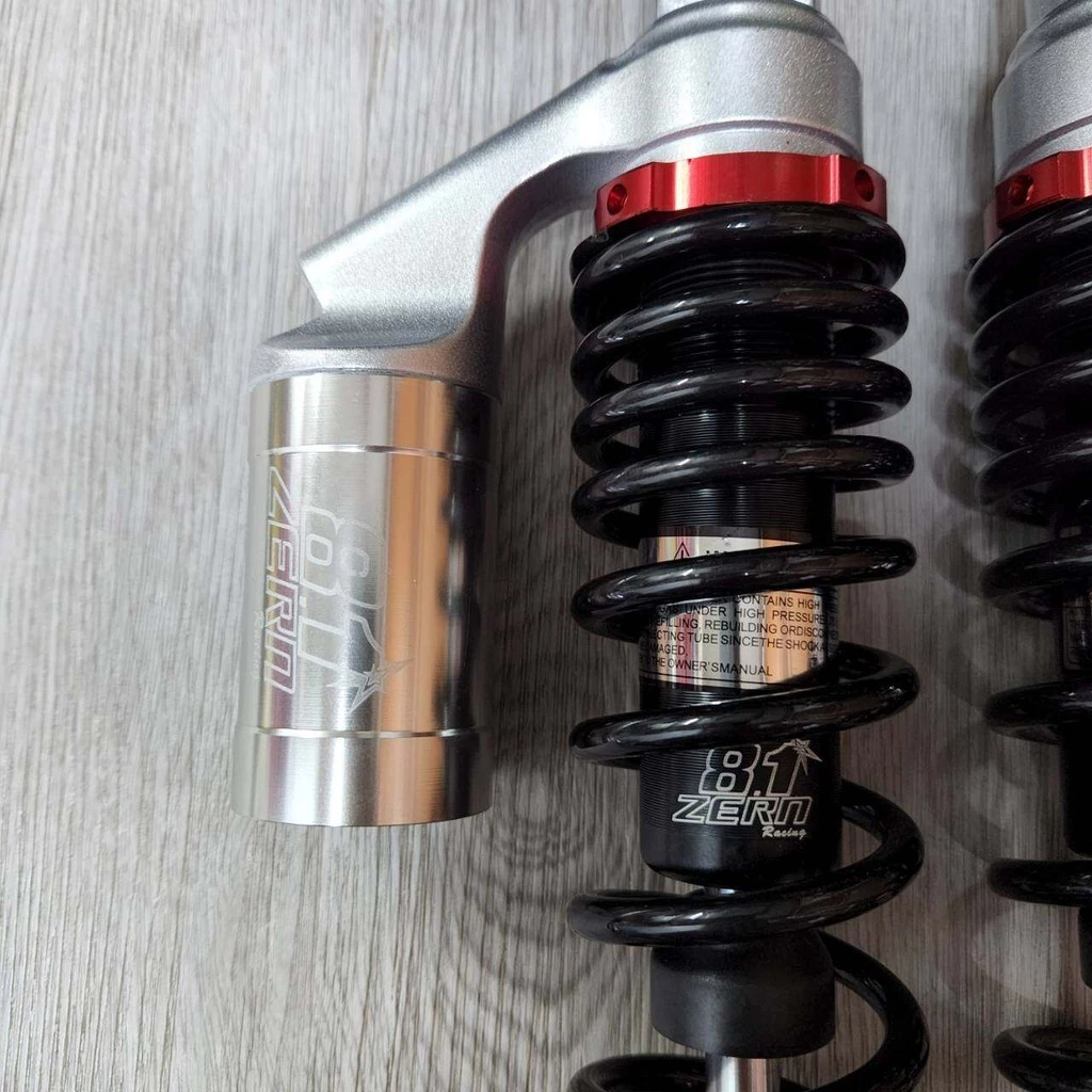 โช๊คหลังแต่ง 310/330mm เวฟ110i/เวฟ125/ดรีมซุปเปอร์คัพ/เวฟ100/เวฟ110 สปริงแดงกระปุกบรอนซ์ thumbnail 7