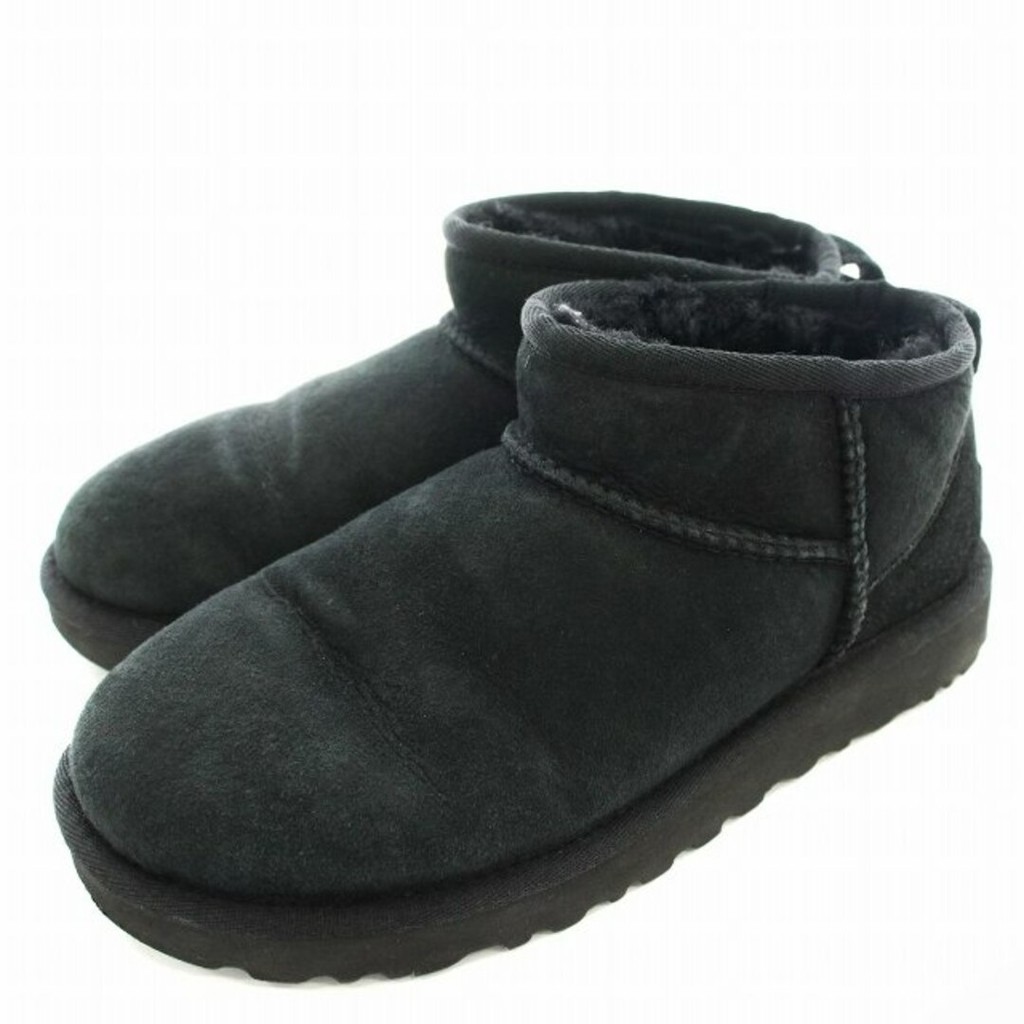 UGG Boots Black Mouton Sheep Skin Direct from Japan มือสอง
