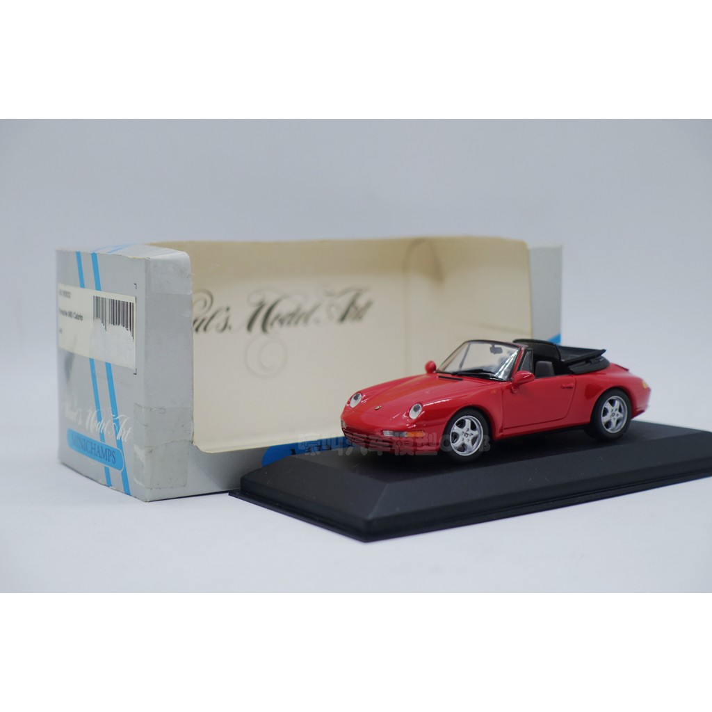 Mini Cut Minichamps 1/43 Porsche 911 (993) Cabrio Porsche Convertible