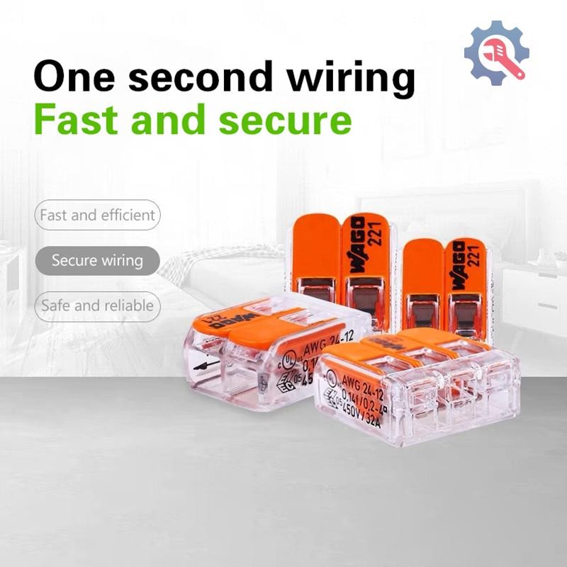 [GEX] Oril Wago สายไฟ 221-412 221-413 221-415 221-2411 221-612 221-613 221-615 221-482 221-483 221-4