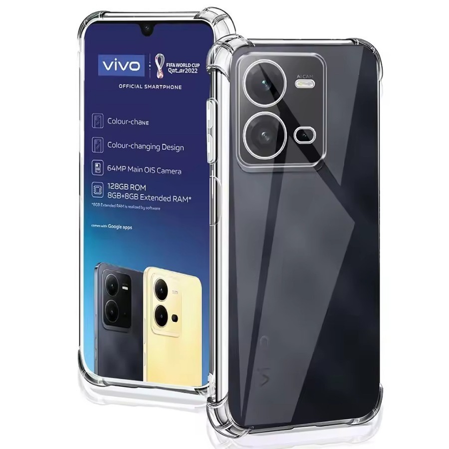 CASE VIVO V25 V25E V25 PRO Premium Soft Anticrrack Clear
