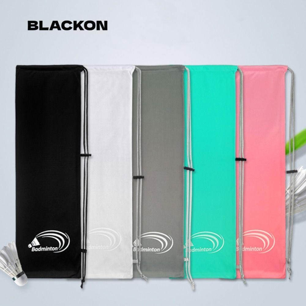 ฝาครอบกระเป๋า BLACKON สำหรับแรคเก็ตและไม้แบดมินตัน สีดำ ขนาดใหญ่นุ่ม พกพาสะดวก และทนสิ่งสกปรก