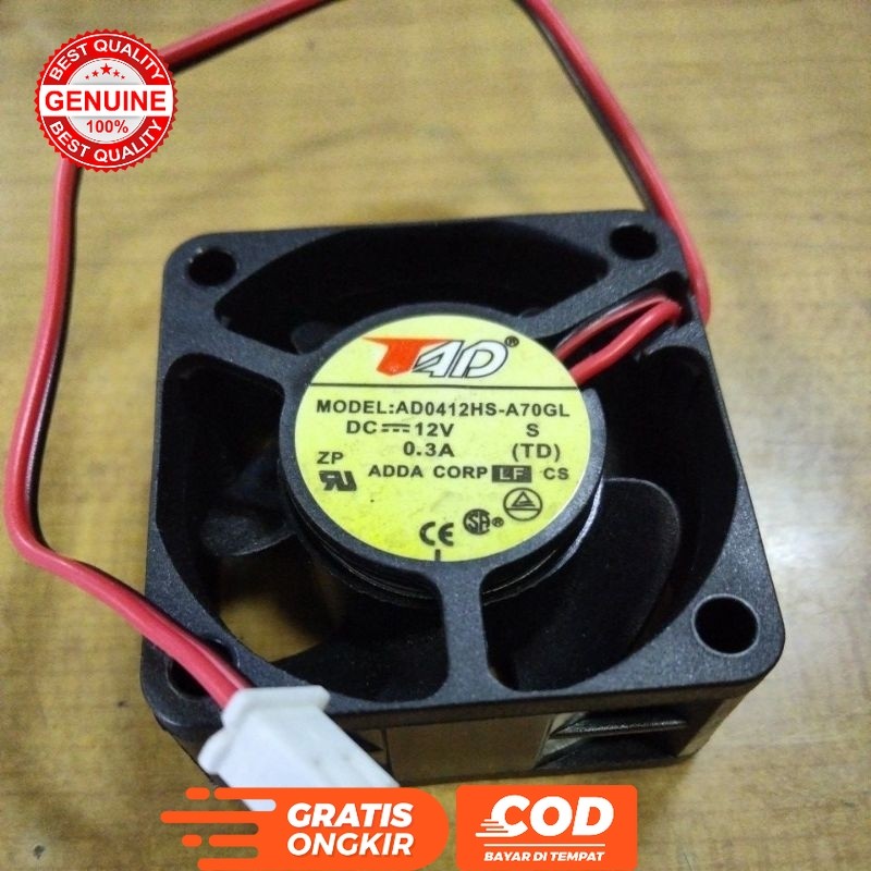 TAD FAN DC FAN 4X4 4 CM THICKNESS 2 CM 12 VOLT 0.08A