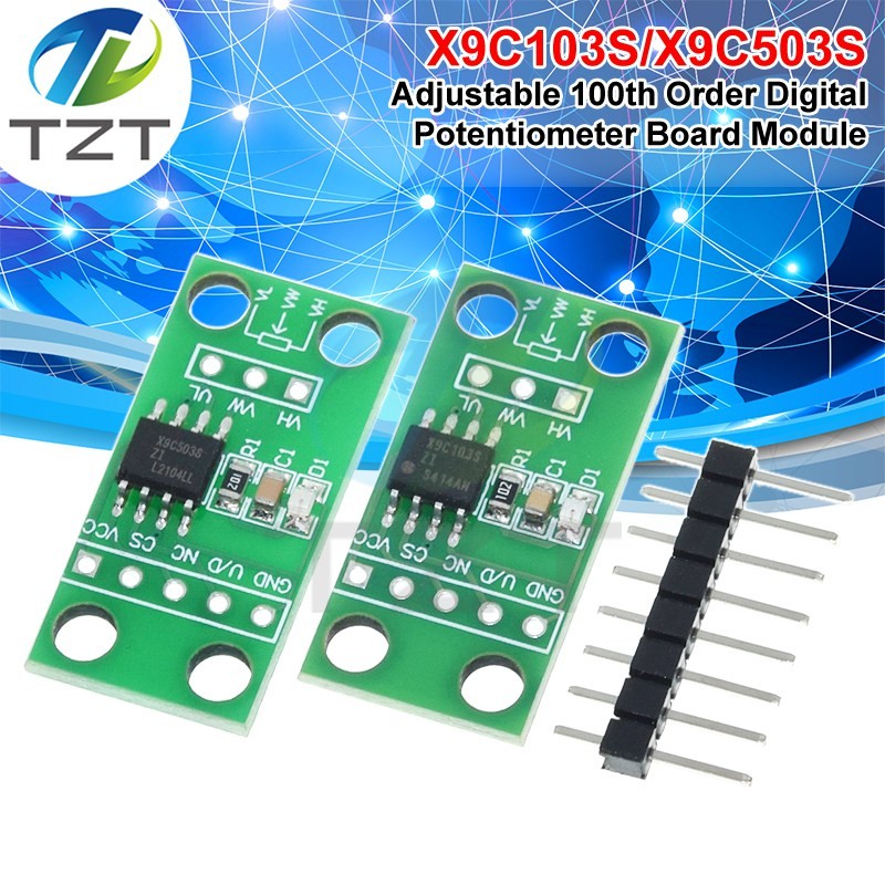 ใหม่ X9C103S X9C503S โมดูลโพเทนชิโอมิเตอร์ดิจิตอลสําหรับ Arduino