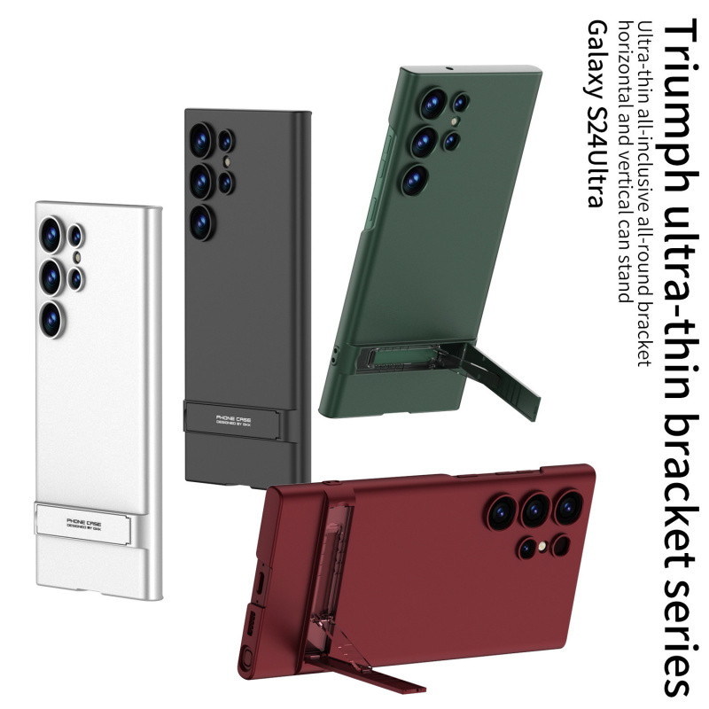 ใหม่สําหรับ Samsung S24 Ultra Casing S24Ultra S24Plus S24 Ultra-thin Stand เคสโทรศัพท์กันกระแทก