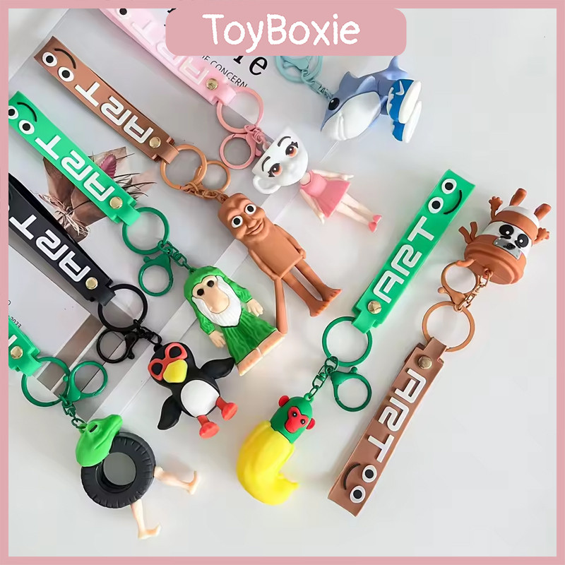 Tung Tung Tung Sahur พวงกุญแจพวงกุญแจการ์ตูนพวงกุญแจวันเกิดของเล่นเด็ก Rantai Kunci扣