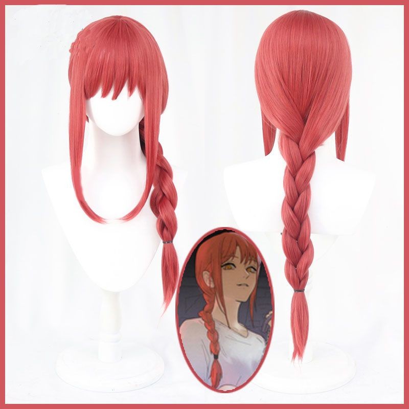 makima วิกผม makima wig chainsaw man Twist Braid wig