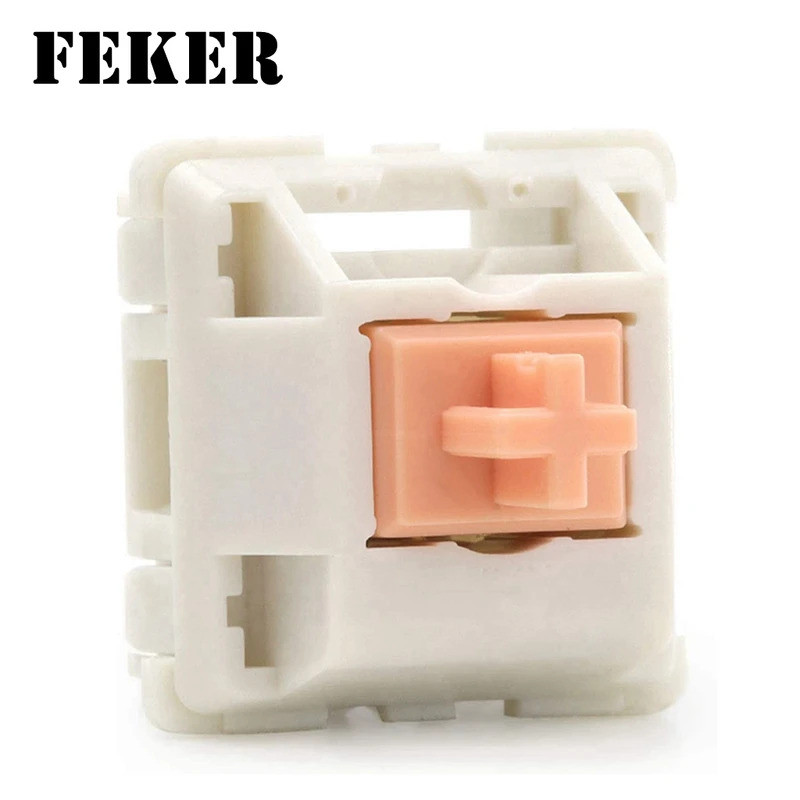 Aniy Feker Holy Panda Mechanical keyboard Tactile Switches Two-stage Spring 67g 3 Pin Nylon Polyคาร์