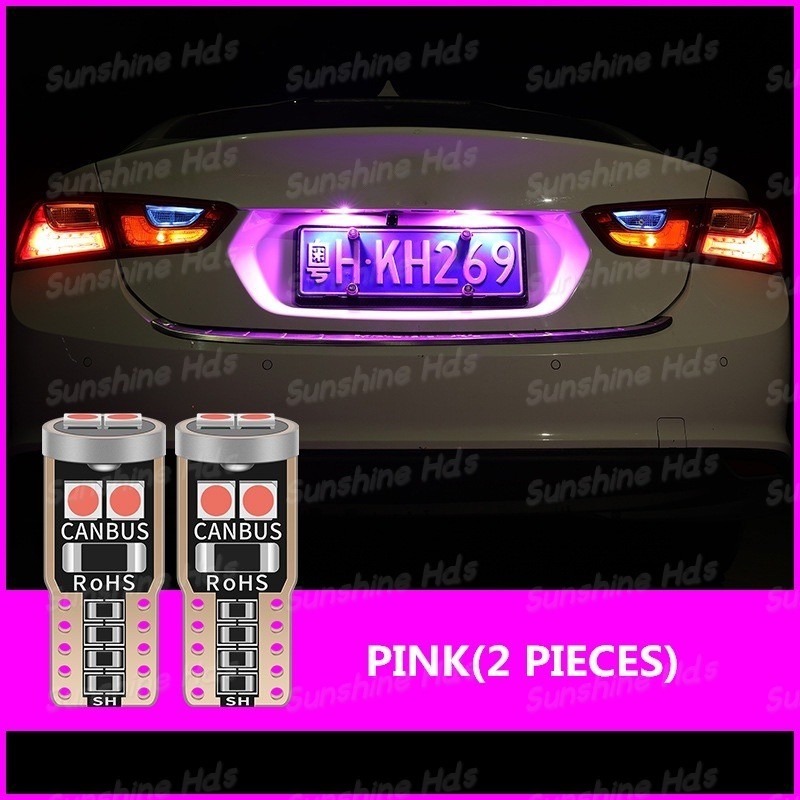 2pcs T10 Canbus LED รถ W5W 194 168 ประตูโดมป้ายทะเบียนสําหรับ Hyundai i40 Getz Solaris Accent i30 ix