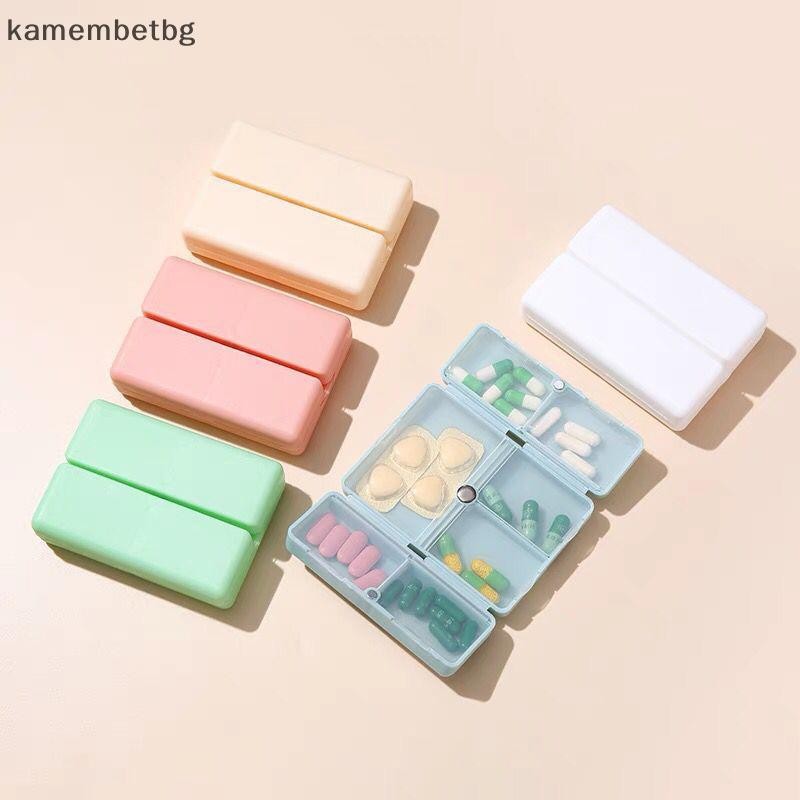 Kamembetbg Travel Portable 7partment Pill Box Dispenses Pill Boxes Seven Days A Week TH