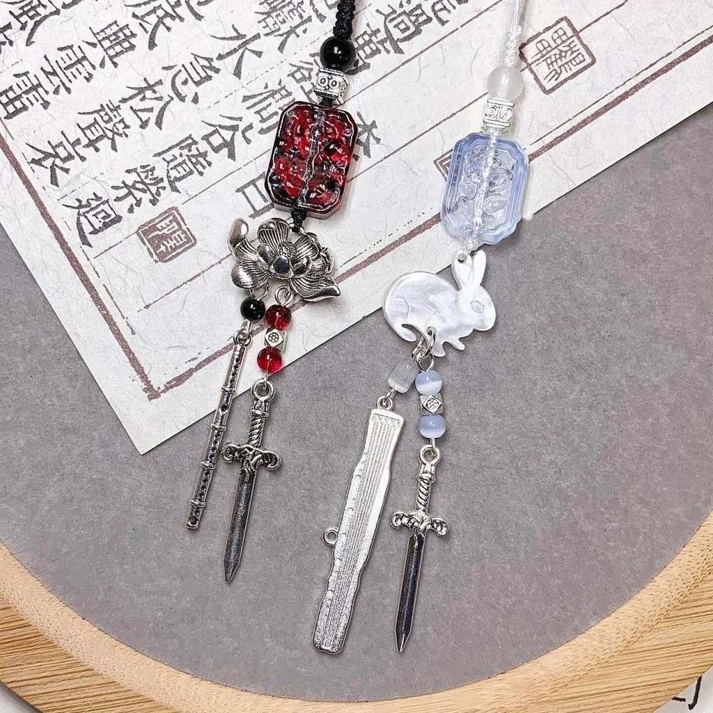 เครื่องประดับมือถือและกุญแจ handmade ของ Wei Wu Xian และ Lan Wang Ji ของขวัญสำหรับเพื่อนสนิท