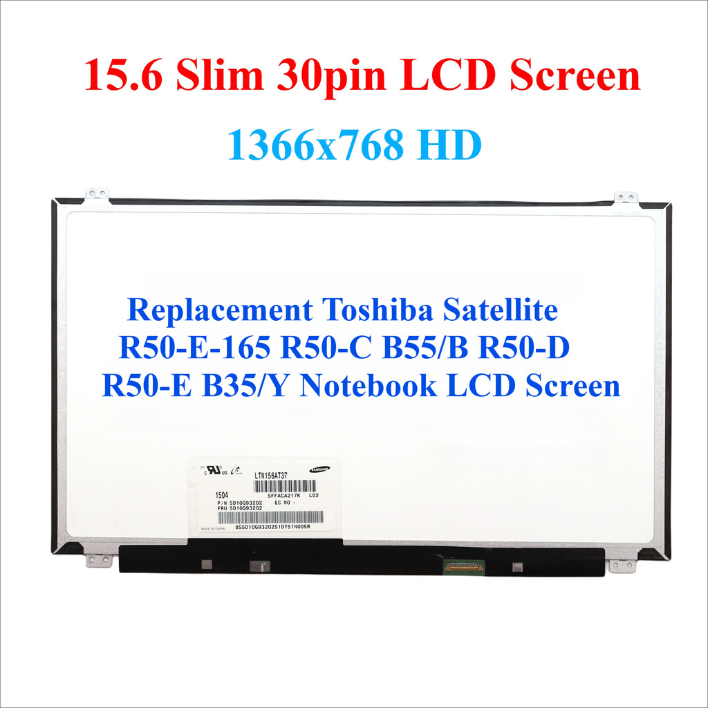 เปลี่ยน Toshiba Satellite R50-E-165 R50-C B55/B R50-D R50-E B35/Y หน้าจอ LCD โน๊ตบุ๊ค