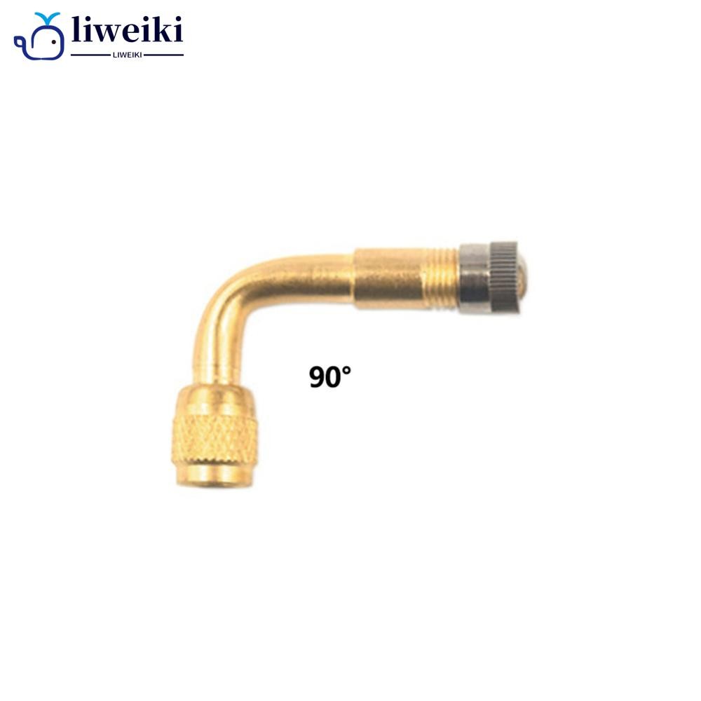 LIWEKI 45/90/135 องศามุมทองเหลืองรถจักรยานยนต์ Bent วาล์ว Adaptor Tyre หลอดวาล์วอะแดปเตอร์สําหรับรถบ