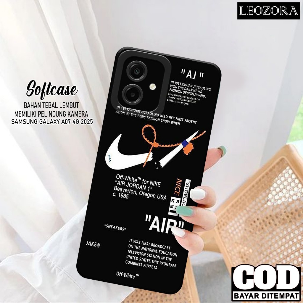 HP Samsung Galaxy A07 4G 2025 กรณีล่าสุด Softcase Pro กล้อง Softcase Samsung A07 4G เคสโทรศัพท์ Sams