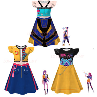 ชุดคอสเพลย์ KPOP DEMON HUNTERS แบบ RUMI, ZOEY, MIRA ชุดกระโป…