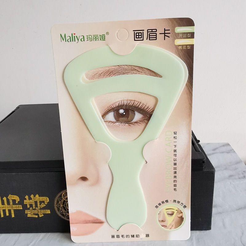 [คําแนะนําขายร้อน] Eyebrow Drawing Handy Tool Eyebrow Handy Tool Lazy Standard Eyebrow Card Drawing 