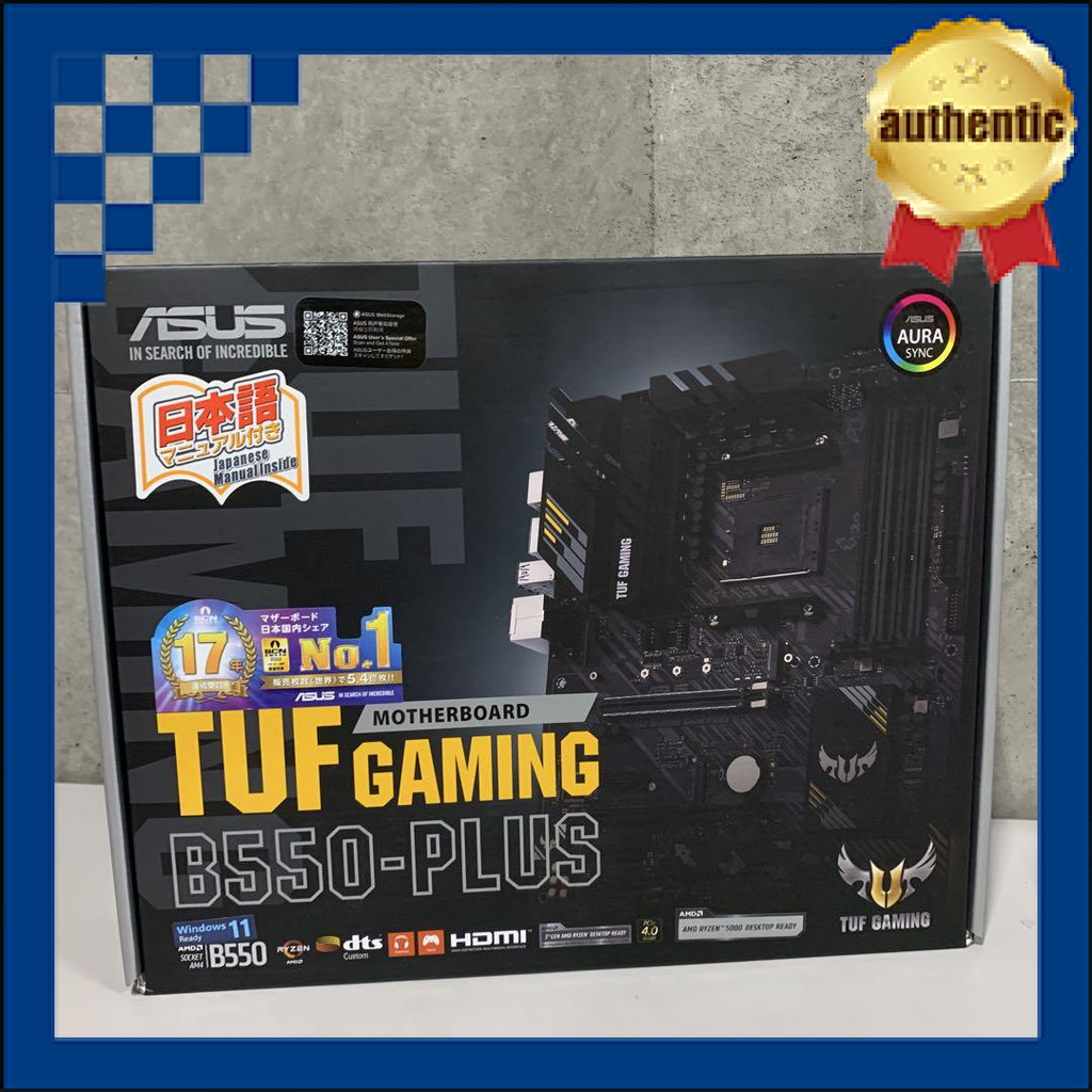 ASUS AMD B550 AM4 Compatible Motherboard TUF GAMING B550-PLUS 【ATX】