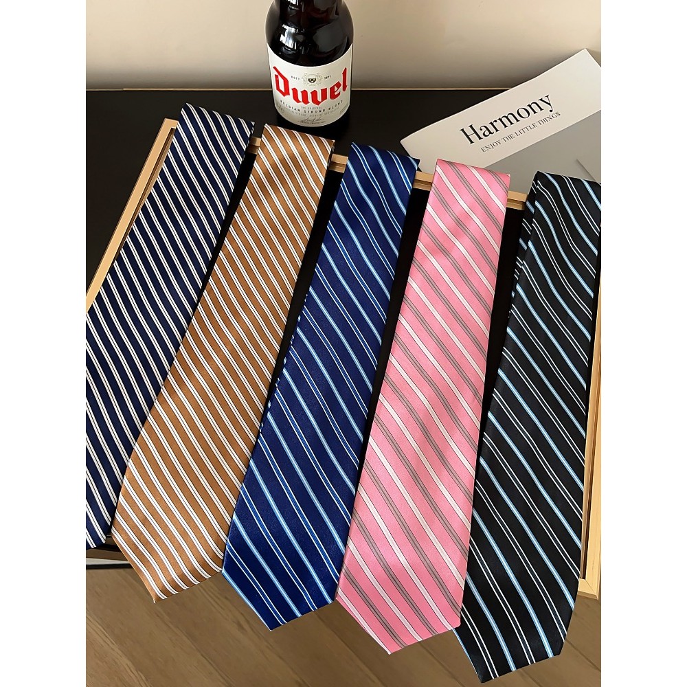 American Stripes High-End Preppy Style Bow Tie Tie