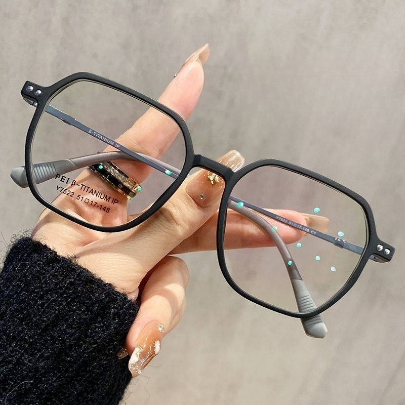 👓พา(+0~+400) แว่นสายตายาว 👓 แว่นอ่านหนังสือป้องกันแสงสีฟ้าน้ําหนักเบาเป็นพิเศษแบกแว่นตาผู้สูงอายุแว่นตาอ่านหนังสือแฟชั่นชายแล LH1707 - รูปที่ 4