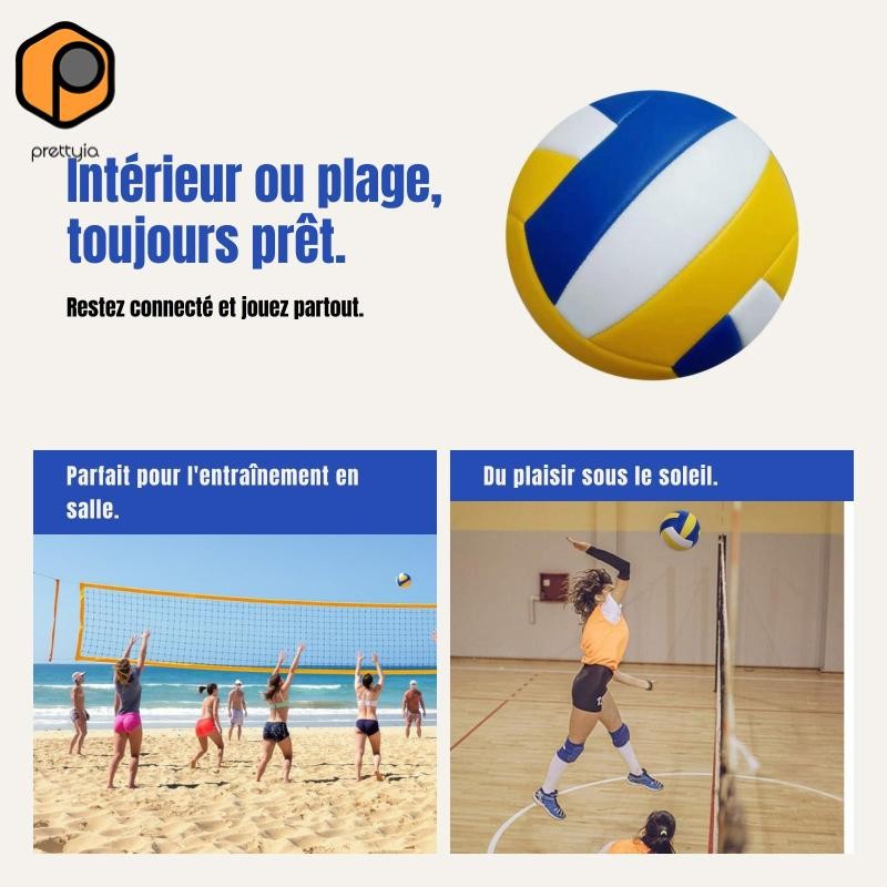 วอลเลย์บอลแบบเป็นทางการ ใช้ได้ทั้งในร่มและกลางแจ้ง ขนาดมาตรฐาน สบายมือสำหรับผู้เริ่มต้น - รูปที่ 4