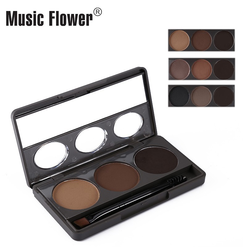 Waterproof Setting Powder8cc Hot Sale Box MusicFlower Eyebrow Manufacturer Natural Makeup Long-lasti