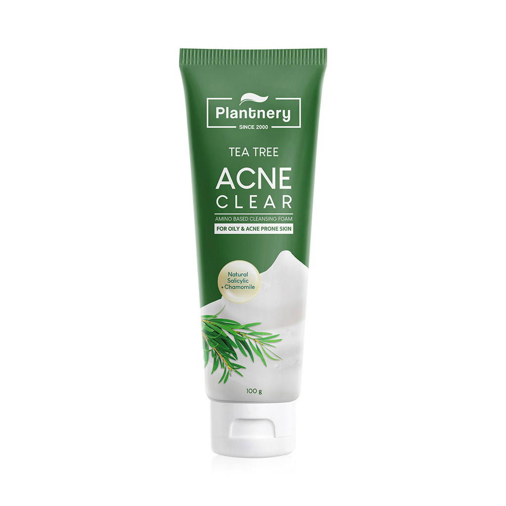 Plantnery Tea Tree Acne Clear Amino Based Cleansing Foam 100g แพลนท์เนอรี่ โฟมล้างหน้าทีทรี. - รูปที่ 2
