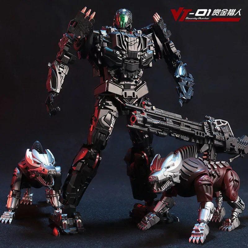 ของเล่นแปลงร่าง Lockdown VT01 Robot Bounty Hunter VT-01 Model Deformation Action Figure