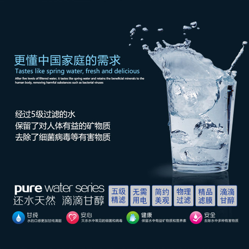 OWS เครื่องกรองน้ําองค์ประกอบกรองในครัวเรือนดื่มโดยตรง Reserved Mineral OWS-B Original ชุดองค์ประกอบ