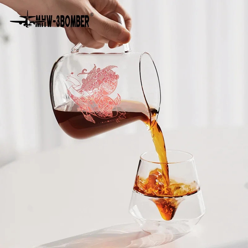 MHW-3BOMBER 500ML Coffee Server Dripper Pour Over Maker Brewer หม้อแก้วกาแฟ Server ของขวัญวันวาเลนไท