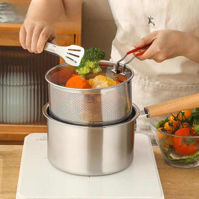 KOALA MINI Fryer หม้อกรอง Home KITCHEN Multi-Function  สแตนเลสสตีลน้ํามันทอดเครื่องใช้ในครัวเรือน - รูปที่ 4