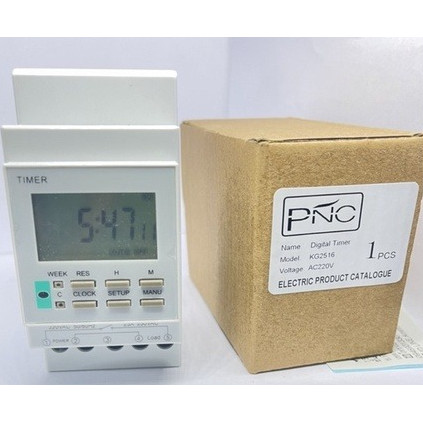 ร้านจาก กทม KG2516  TIMER SWITCH  7 DAY นาฬิกาตั้งเวลา 7วัน Digital timer KG2516 AC220V  KG-2516  TI