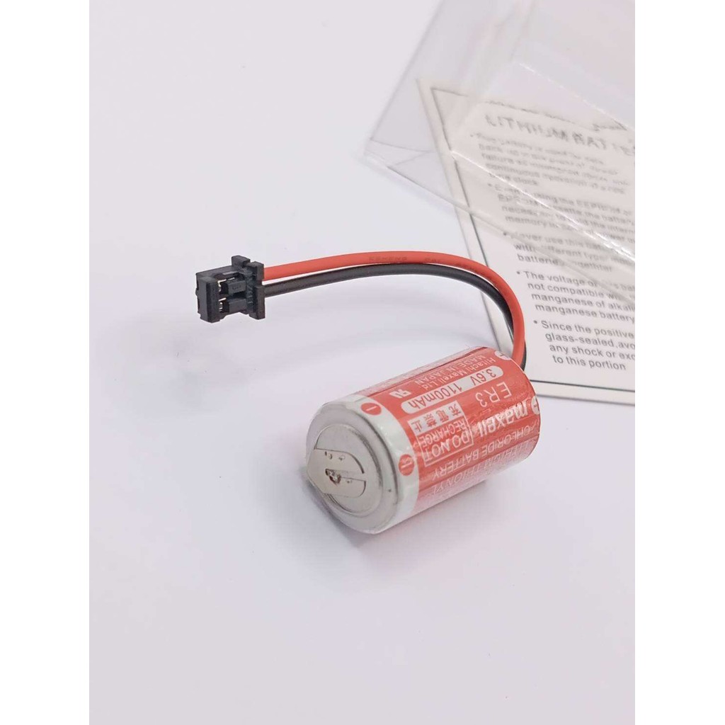 ส่งด่วน! ER3 3.6v MAXELL PLC 1100mAh แบตเตอรี่ลิเธียม Lithium Battery เเจ็คดำ พร้อมส่งจากไทย🇨🇷🛻