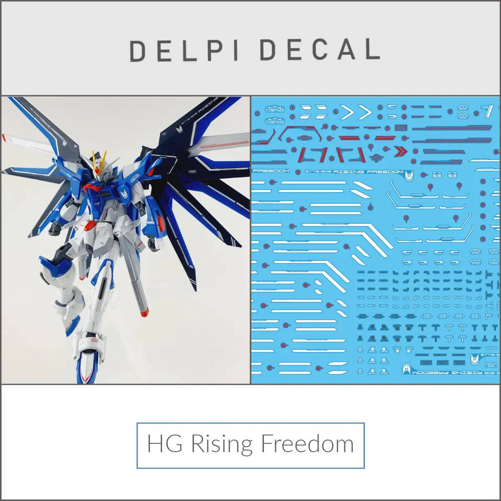 Delpi Decal (ดีคอลน้ำ) HG Rising Freedom