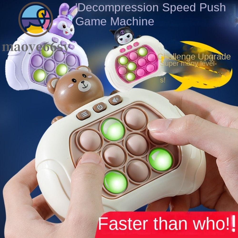 MAOYE66SY Push Game Pop Electronic, Nezha Kuromi Super Bubble Pop Light Game, Electronic Pop Doraemo