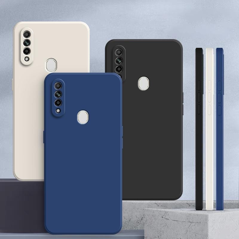 ปลอก Oppo A31 2020 สีทึบ OPPO A31 2020 เคสซิลิโคนป้องกันการตกสีธรรมดาเรียบง่าย YT