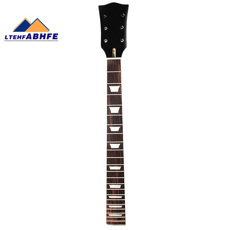 [ขายร้อน L]คอกีตาร์ไฟฟ้า 1 ชิ้นสําหรับชิ้นส่วน Lp Maple Rosewood 22 Fret