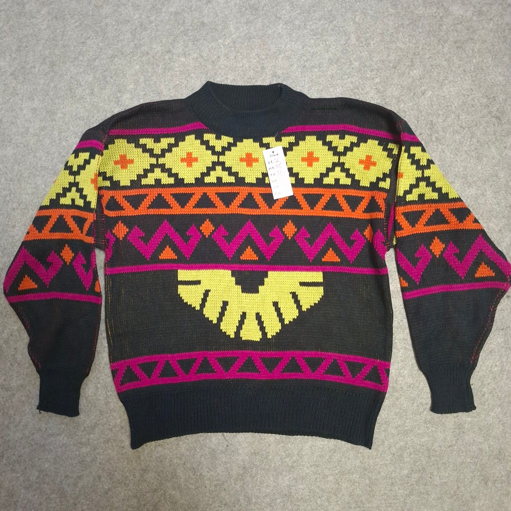 เกาหลีทําญี่ปุ่นเดี่ยวผู้หญิงเสื้อกันหนาวเสื้อกันหนาวสไตล์นอร์ดิกสีมัสตาร์ดผู้หญิง 90130gt888.vn2025