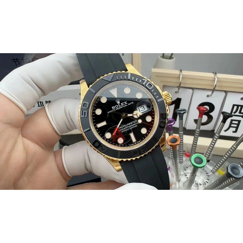 VS Factory 42 Rolex Gold Yacht อัพเกรดชื่อดัง V2 Counterweight!น้ําหนักหัวผลิตภัณฑ์ของแท้รุ่นคู่ 107