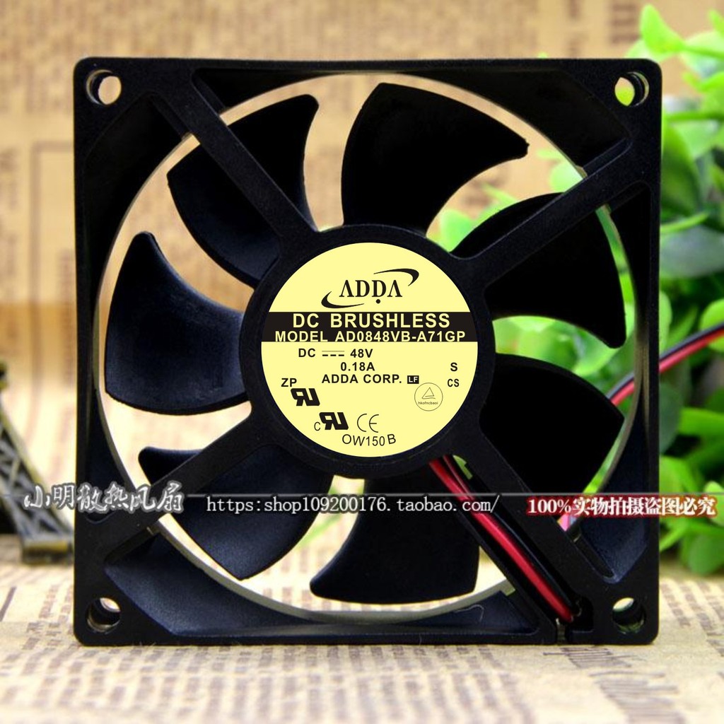 ไต้หวัน ADDA AD0848VB-A71GP 8CM 8025 48V 0.18A พัดลมเครื่องมือความเร็วสูง G1DI