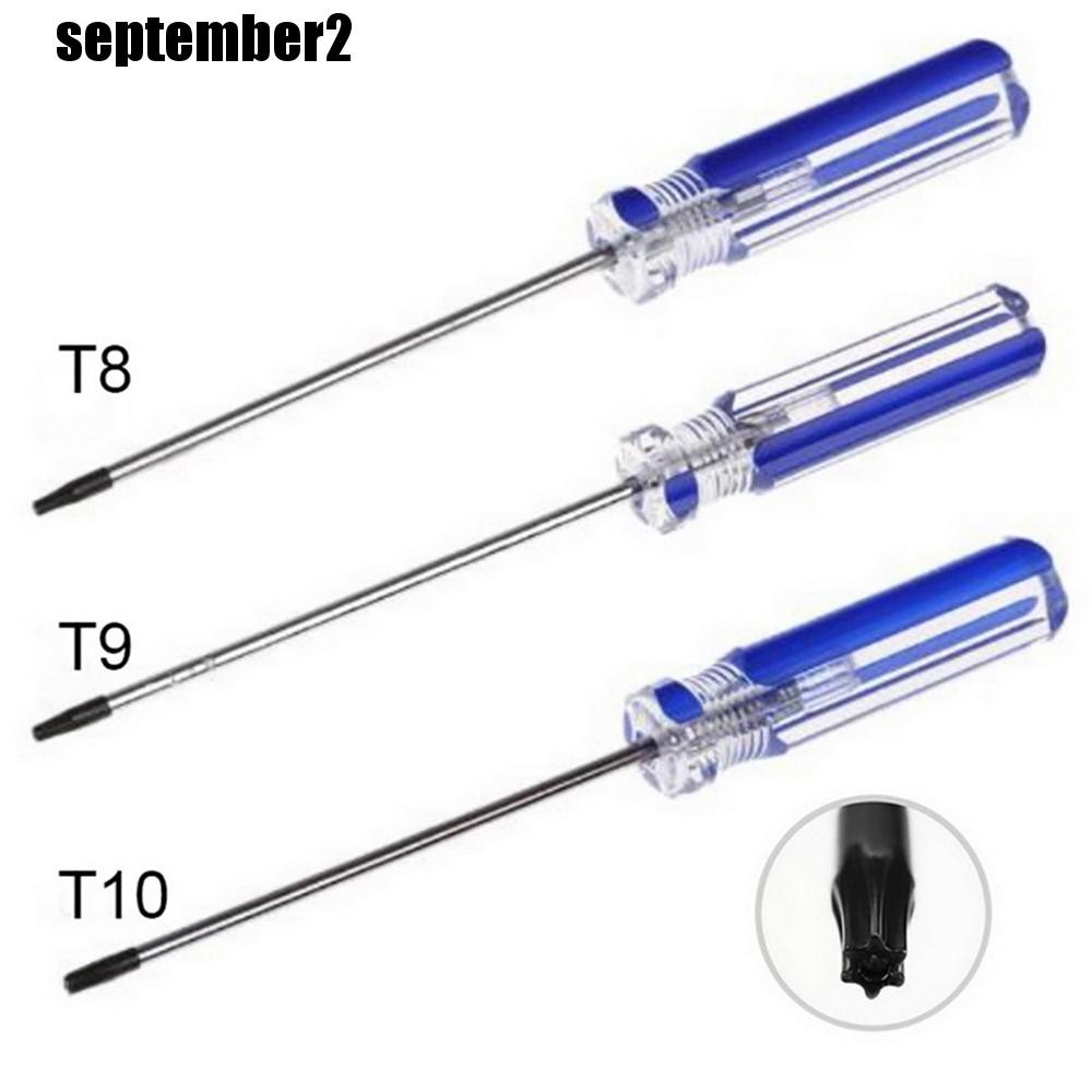 SEPTEMBER ไขควงแม่เหล็ก T8 T9 T10 สําหรับ 360 PS3 PS4 เครื่องมือ Torx ไขควง Tamper Proof ซ่อมเครื่อง
