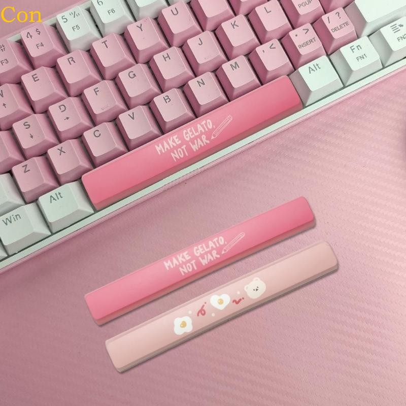 Con PBT Space Bar Keycap อัพเกรดคีย์บอร์ด Keycap Customised 7U Spacebar Keycap
