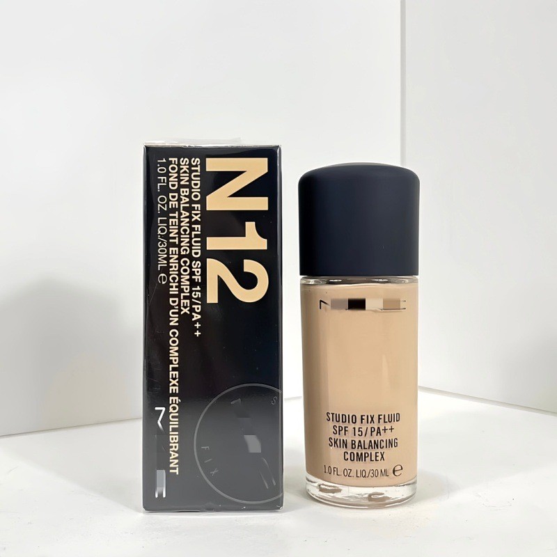 M Home Flawless Liquid Foundation N12NC15 คอนซีลเลอร์ Hold แต่งหน้า Delicate Oil Control ครีมผิวพร้อ