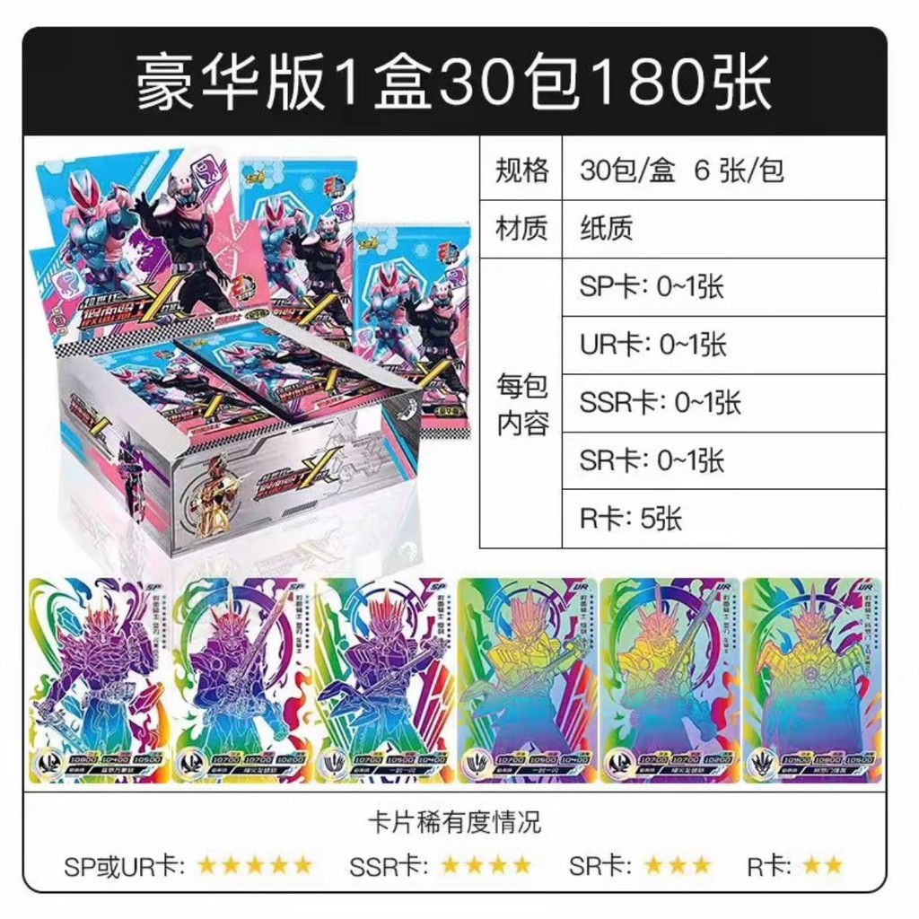 2025readystock Card Tour Kamen Rider Card Deluxe Edition ระเบิดที่สาม Super Generation X File SP Gyp