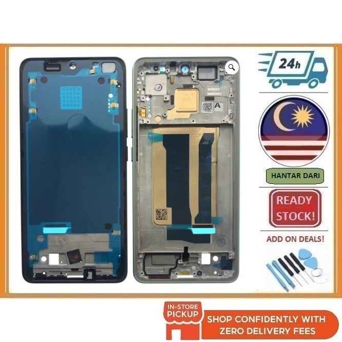 BSS Poco X7 Pro 5G LCD FRAME MIDDLE FRAME HOUSING ด้านหน้า HOUSING