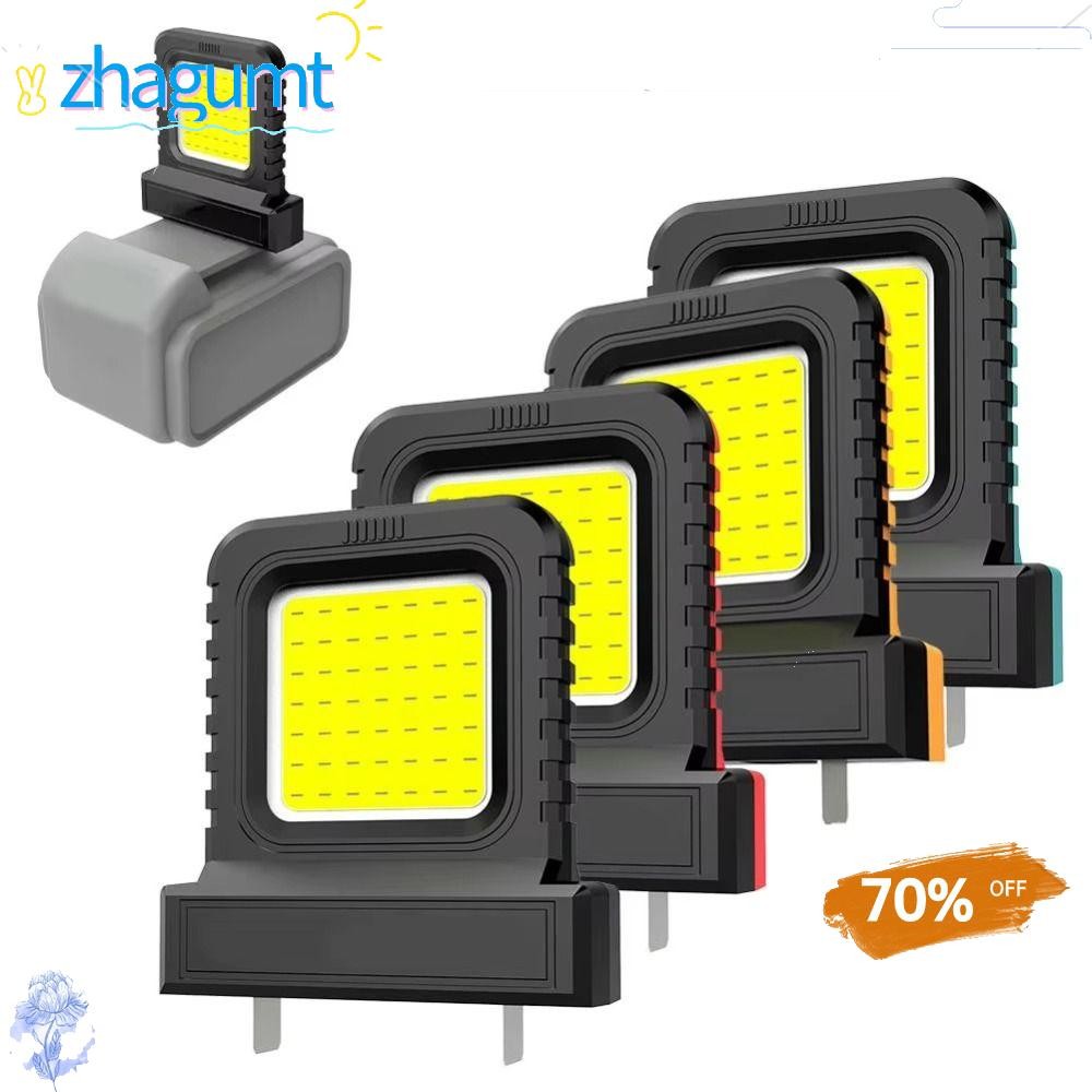 ZHAGUMT366 ไฟ LED ทํางาน, ปรับไฟฉายกลางแจ้งสากล, ชิ้นส่วนเครื่องมือไฟฟ้าความสว่างสูงคุณภาพสูงทนทานโคมไฟแบตเตอรี่ลิเธียมสําหรับ Makita/Milwaukee/Dewalt/Bosch สินค้า
