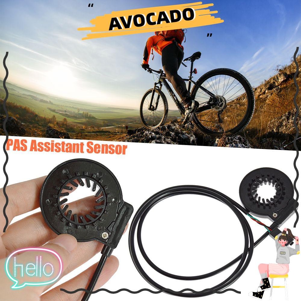 อุปกรณ์เสริมจักรยานไฟฟ้าสีดำ กับเซ็นเซอร์ตรวจจับ ชุดแปลง Ebike Conversion Kit