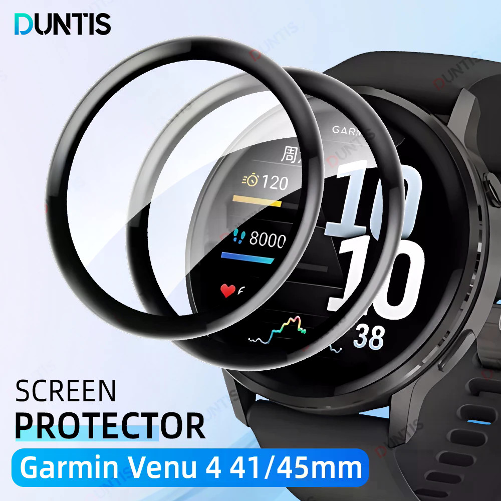 ฟิล์ม Garmin Venu 4 คลุมทั้งหมด Garmin Venu 4 45 มม. 41 มม. ฟิล์มป้องกัน 20D ตัวป้องกันหน้าจอแบบนุ่ม